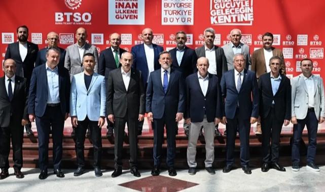 Kayseri Ticaret Odası’ndan BTSO’ya ziyaret