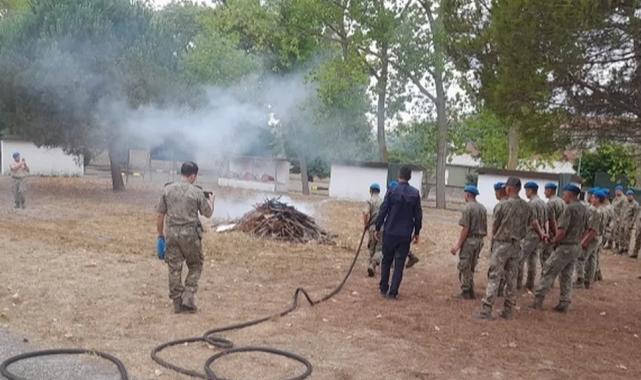 KOBİTEM’in yangın eğitimleri devam ediyor