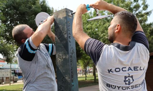 Kocaeli Büyükşehir’den sahillerde su tasarrufu hamlesi