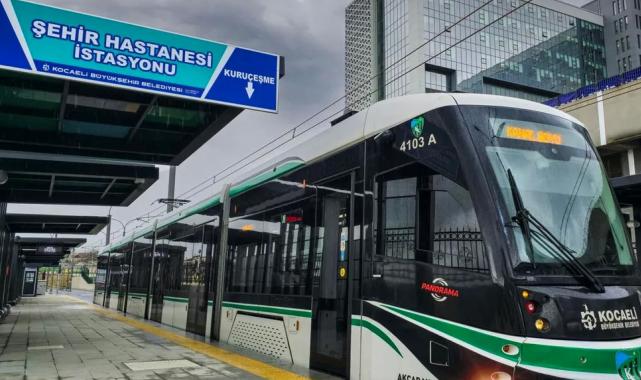 Kocaeli tramvay hattı Şehir Hastanesi’nde rekor kırdı