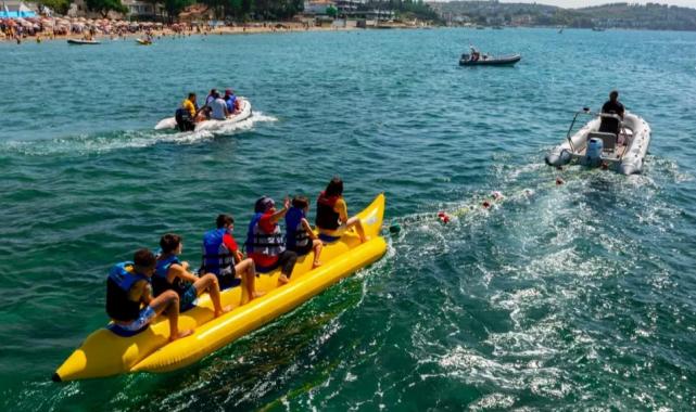 Kocaeli’de ‘engelsiz’ deniz keyfi