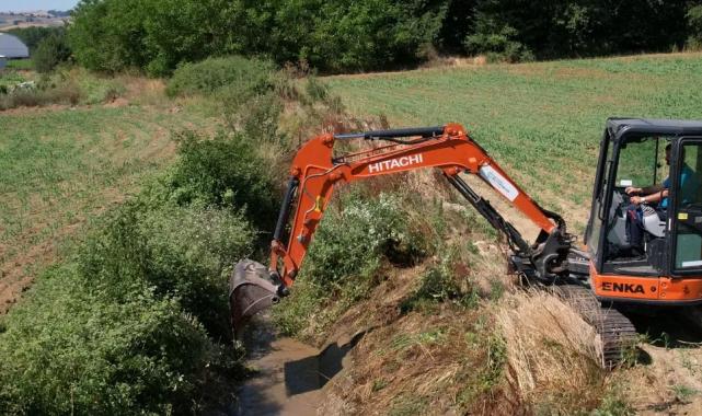 Kocaeli’nin sulama kanallarında hummalı temizlik