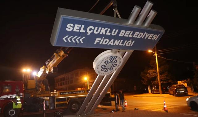 Konya Büyükşehir’in şehir estetiğine bir destek de Selçuklu’dan