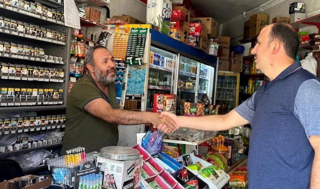 Konya’da Başkan Altay’dan esnaf ziyareti
