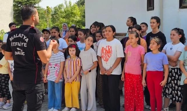 Malatya semt konaklarında deprem eğitimi