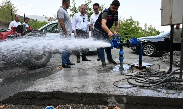 Manisa Bahçecik’te taşıma suya son!