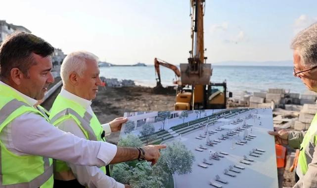 Mudanya’nın vitrini Bursa Büyükşehir’le yenileniyor