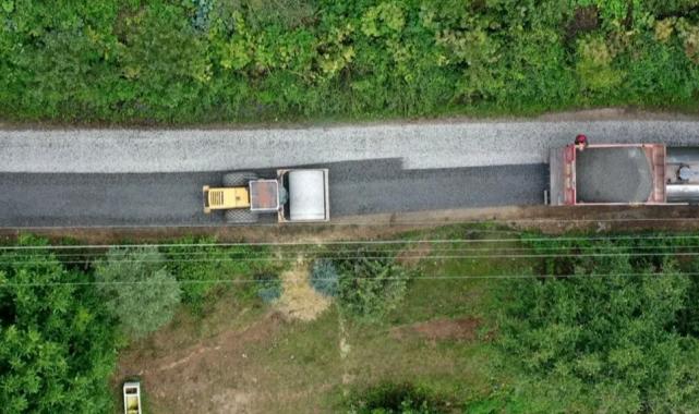 Ordu’da Korgan’ın yol ağı asfaltla yenileniyor