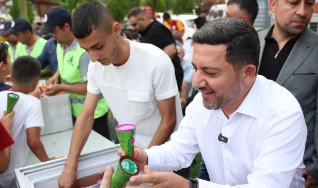 Rasim Arı’dan Nevşehirli çocuklara limonata ve dondurma