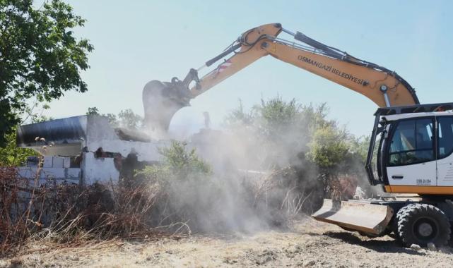 Sit alanına yapılan kaçak yapılara geçit yok