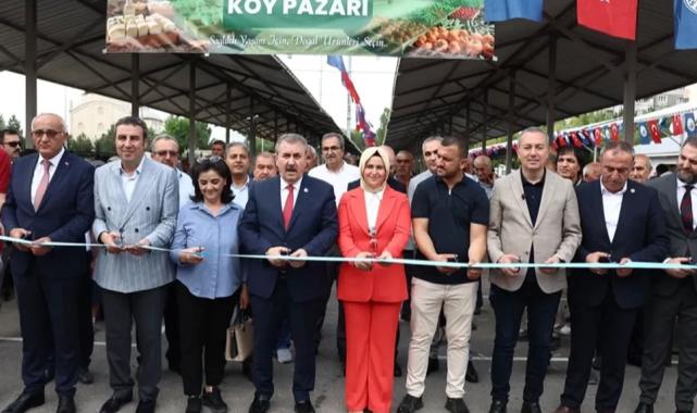 Sivas’ta doğal ürünler ve köy pazarı hizmete açıldı