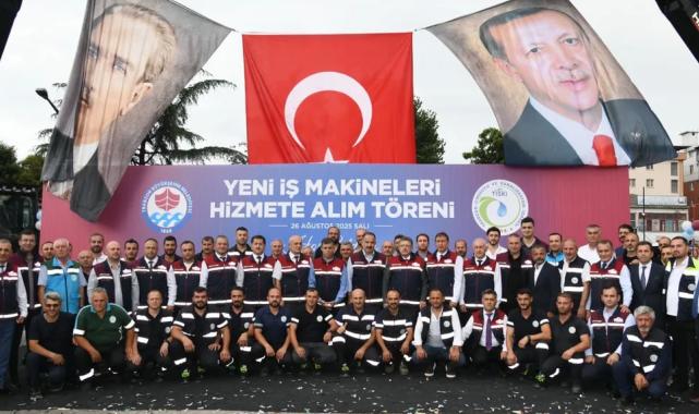Trabzon’da 19 yeni iş makinesi hizmete alındı