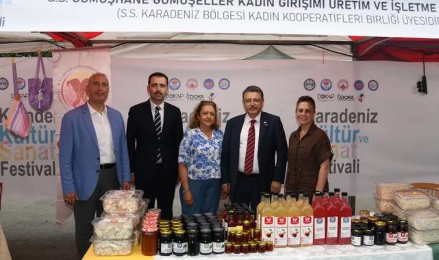 Üreten kadınlara bir destek de Trabzon’dan