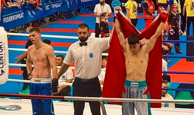 Avrupa Kick Boks’ta Konya Meram rüzgarı