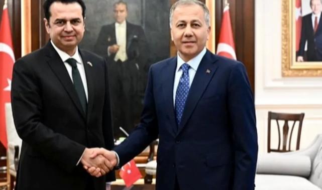 Bakan Yerlikaya, Pakistanlı mevkidaşını ağırladı