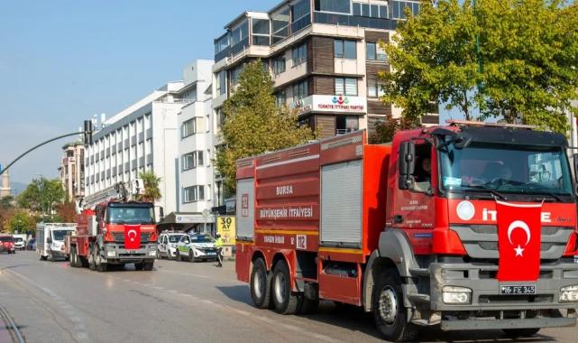 Bursa İtfaiyesi üç asırdır vatandaşın hizmetinde
