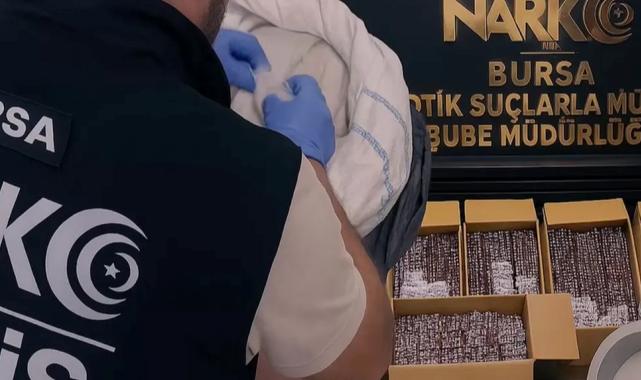 Bursa’da binlerce uyuşturucu hap ele geçirildi
