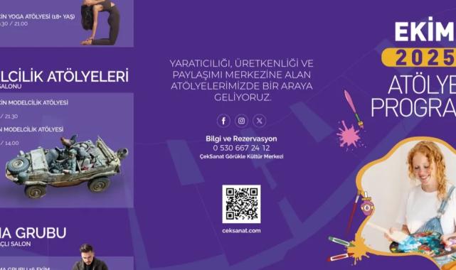 ÇEKSANAT Bursa Görükle Kültür Merkezi sezonu açıyor