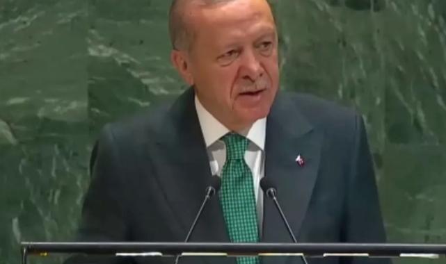 Cumhurbaşkanı Erdoğan, BM’de Filistin’e destek çağrısı yaptı