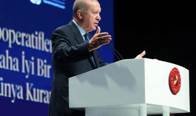 Cumhurbaşkanı Erdoğan: Hedefimiz 250 bin kooperatif