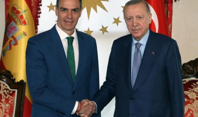 Cumhurbaşkanı Erdoğan, İspanya Başbakanı Sanchez ile görüştü