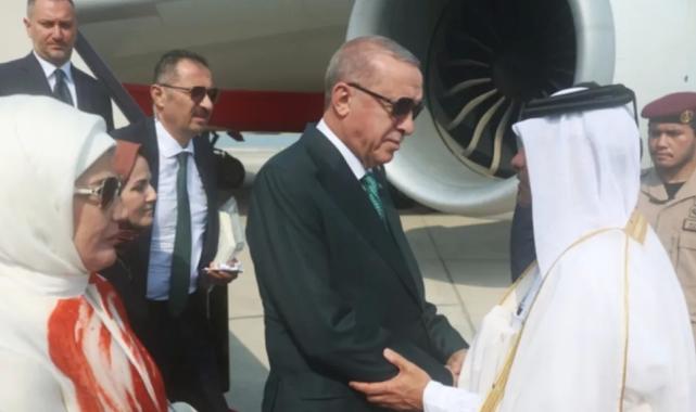 Cumhurbaşkanı Erdoğan Katar’da