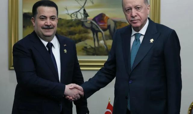 Cumhurbaşkanı Erdoğan, Katar’da Irak Başbakanı ile görüştü