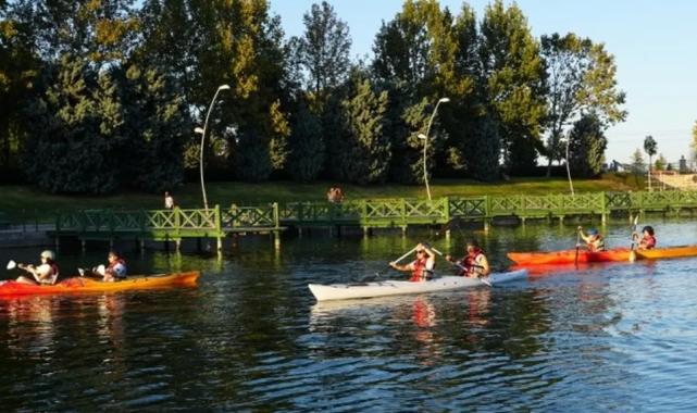 Denizi olmayan şehirde su sporları heyecanı