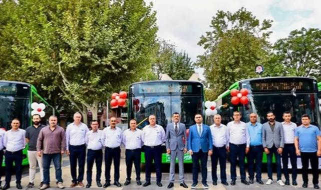 Denizli’de toplu ulaşım filosuna 30 yeni otobüs