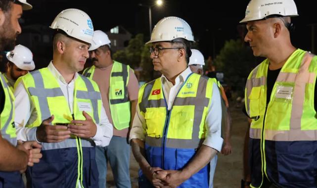 Genel Sekreter Baraçlı’dan Kocaeli’de dev projeye gece takibi