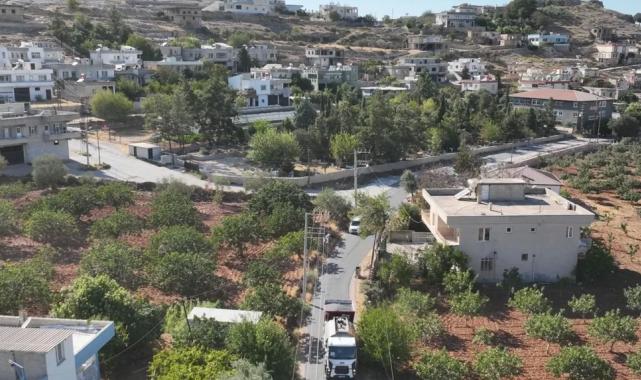 Halfeti kırsalındaki 11 kilometrelik grup yolu yenilendi