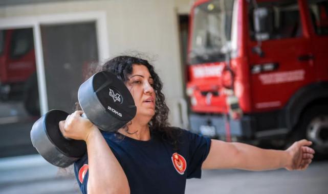 İtfaiye personeli Bahar şimdi Avrupa’da yarışacak