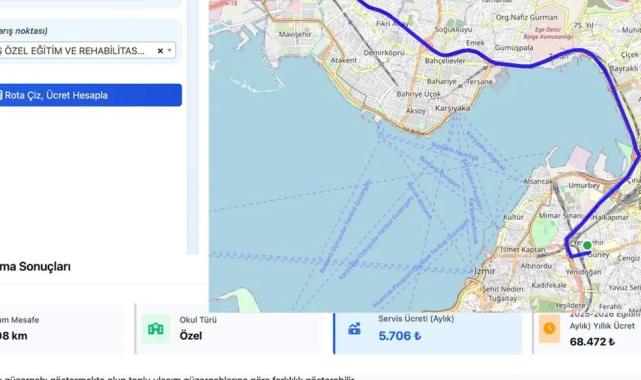 İzmir’de servis ücretleri artık ‘web’den hesaplanacak
