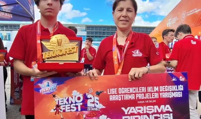 İzmirli genç TEKNOFEST 2025’te Türkiye birincisi oldu