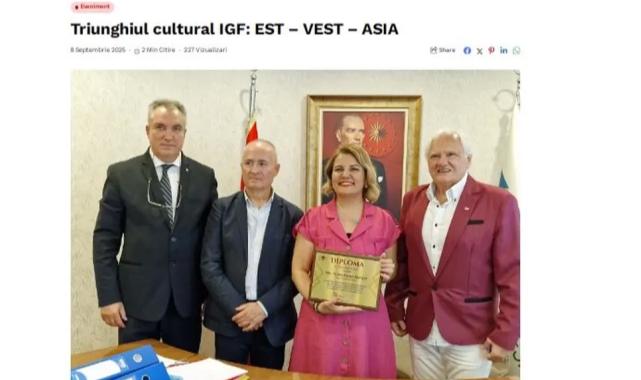 İzmit’in kültürel iş birliği Romanya basınında