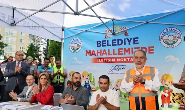 Kayseri Talas’ta hizmet seferberliği