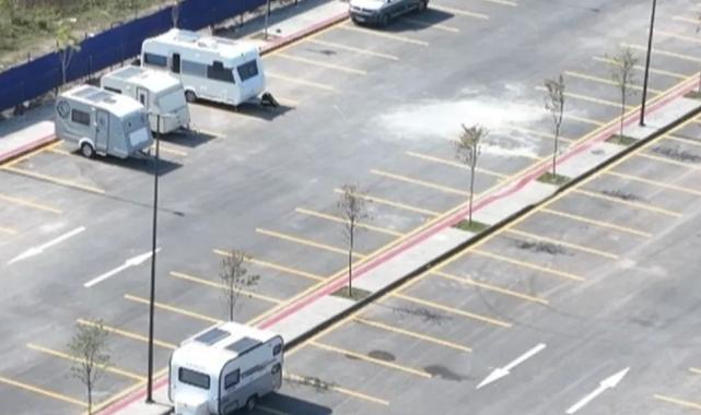 Kocaeli Kartepe’de karavan tutkunlarına güvenli park alanı