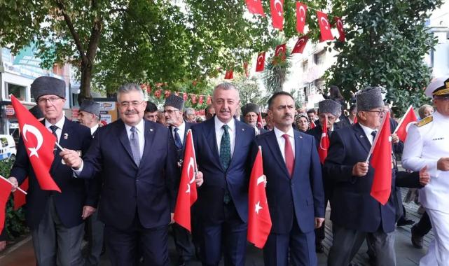 Kocaeli’de Gaziler Günü yürüyüşü