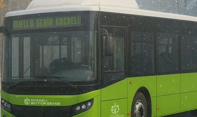 Kocaeli’de toplu taşımaya da kış düzenlemesi