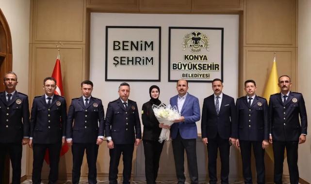 Konya İtfaiyesi’nden Başkan Altay’a ziyaret