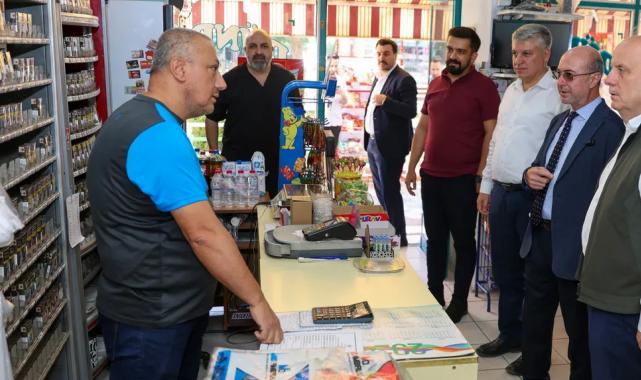 Konya Selçuklu’da esnaf ziyaretleri