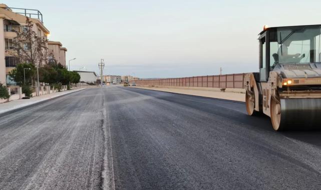 Kordon yolları asfaltlandı