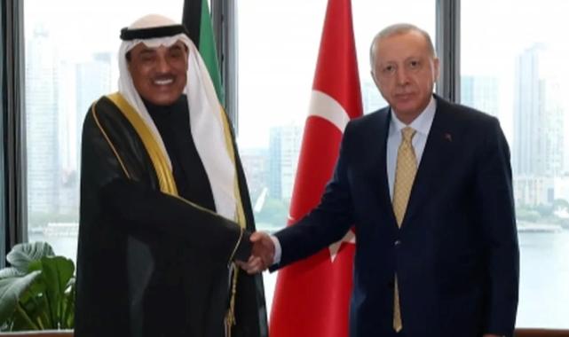 Kuveyt Veliaht Prensi Şeyh es-Sabah ile görüştü