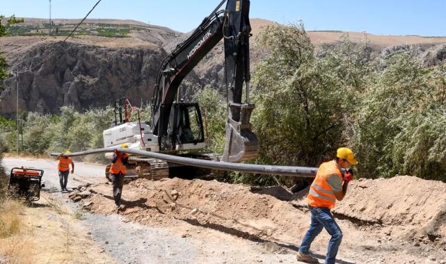 Malatya Ayvalı’ya içme suyu için yeni hat