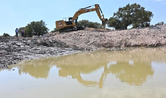 Manisa’da HİS göletleri temizleniyor