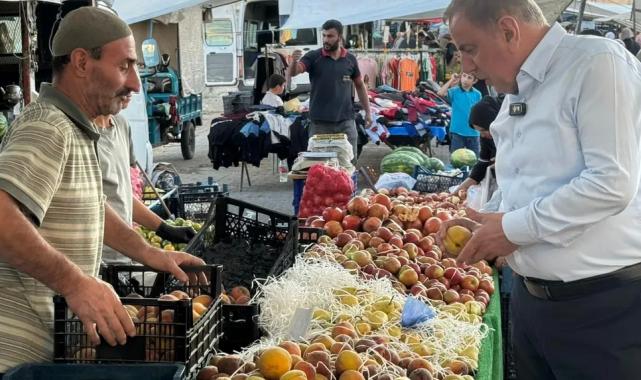 Mardin Midyat’ta Başkan Şahin’den pazar turu
