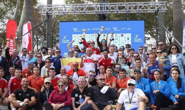 Mudanya’da Avrupa Triatlon Balkan Şampiyonası sona erdi