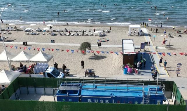 Mudanya’da mavi bayraklı sahile çifte koruma! Bayraklı plaja paket arıtma