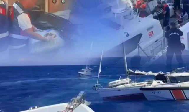 Muğla açıklarında JİHA destekli operasyon… Zehir tacirlerine Mavi Vatan’da da geçit yok!