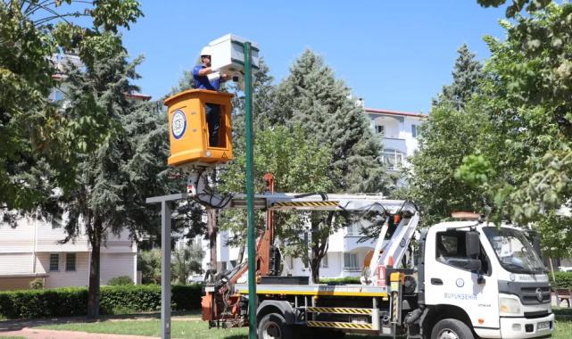 Muğla parklarına kameralı güvenlik ve ücretsiz Wi-Fi